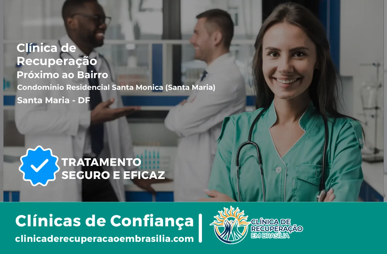 Clínica de Recuperação Próximo ao Condomínio Residencial Santa Mônica (Santa Maria) - Santa Maria DF