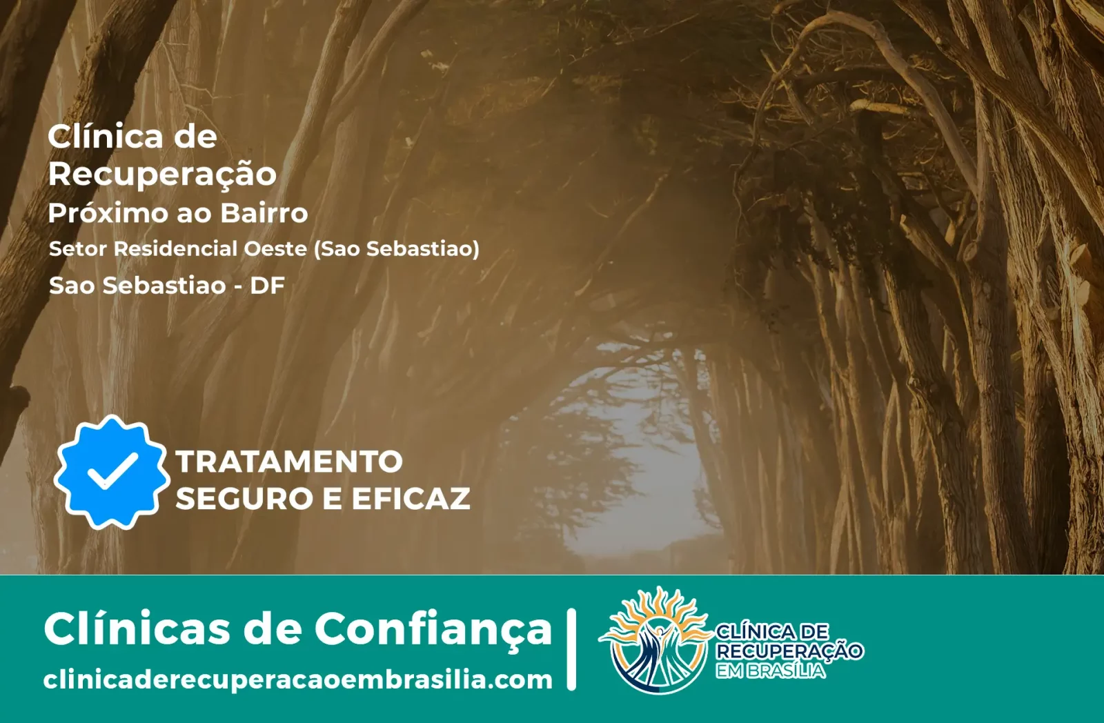 Clínica de Recuperação Próximo ao Setor Residencial Oeste (São Sebastião) - São Sebastião DF