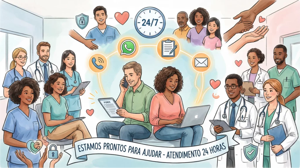 Estamos Prontos para Ajudar: Entre em Contato 24/7